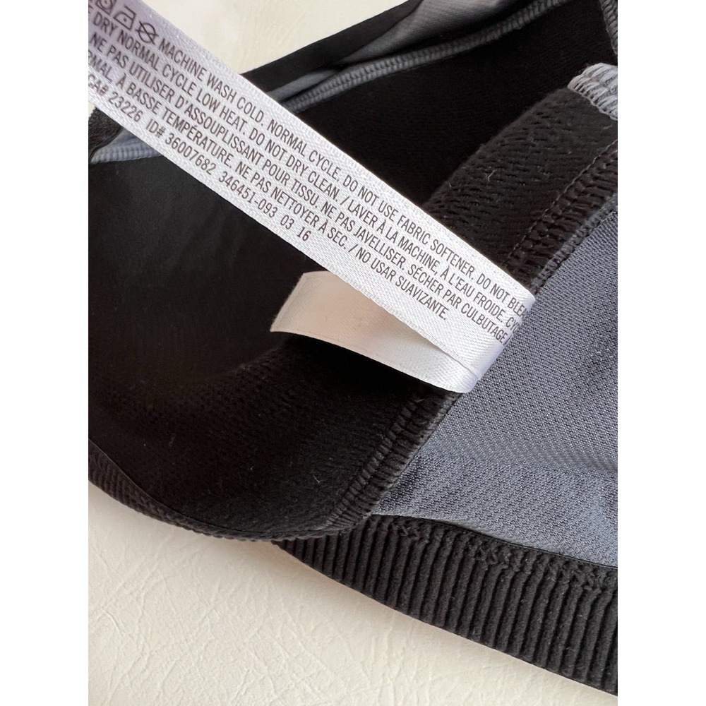 Victoria's Secret VSX Sport Womens 36C Black Zip Front Padded Bra Activewear - Picture 10 of 12